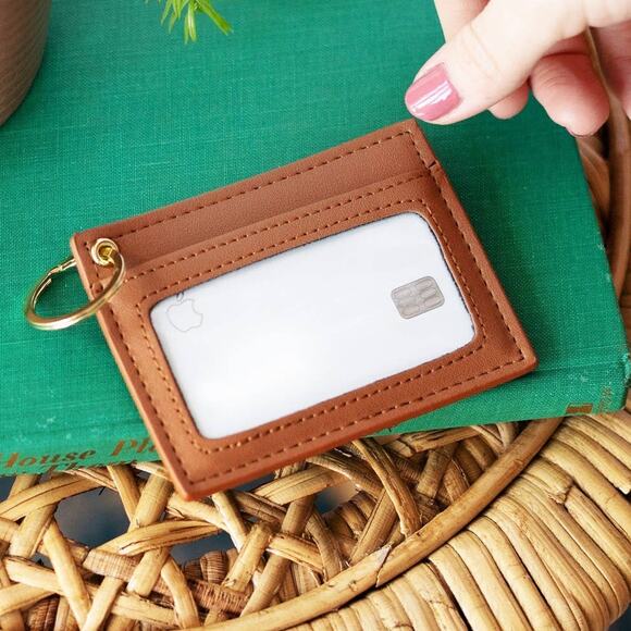 Camel Wallet Keychain ID Card Holder - Picture 1 of 4